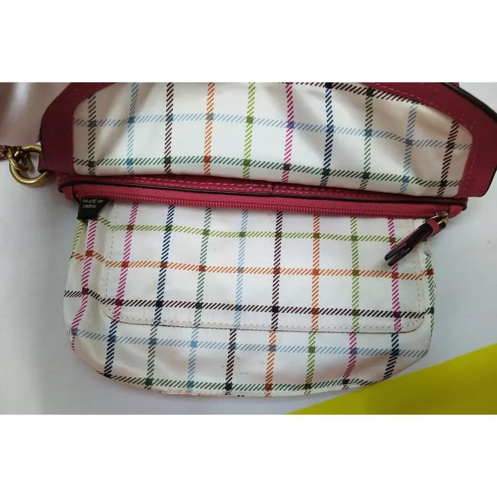 Coach Bleecker Red Leather Buckle Wristlet - Wallet